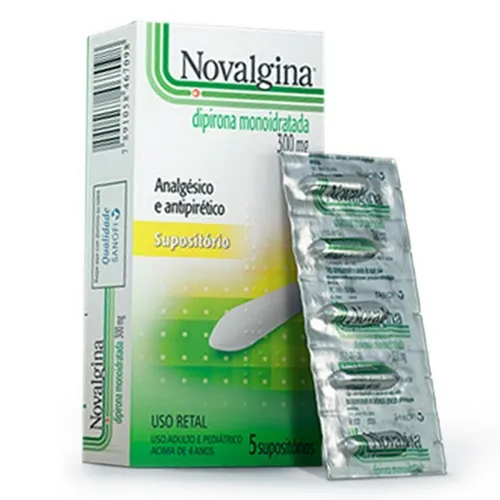 Novalgina 300mg Sup Inf 5un