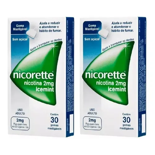 Nicorette 2mg Icemint 30gomas