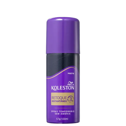 Koleston Spray Sem Amônia Preto 100ml