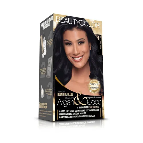 Tintura Beauty Col Kit 1.0 Preto Onix 1x1
