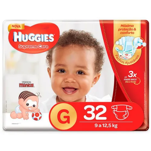 Fralda Huggies Supreme Care Mega Gd 32 Un