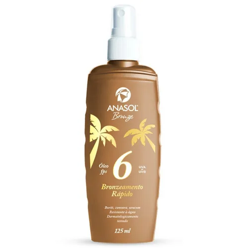 Bronz Anasol F6 Ol Spr 125ml
