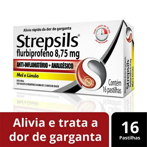 Strepsils Mel+lim 16past