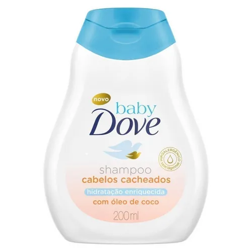 Shampoo Dove Baby Cabelos Cache Hidratacao Enriquecida 1x200ml