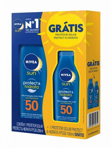 Kit Protetor Solar Nivea Protehid Fps50 + Fps50 100ml 2x1