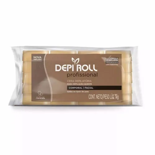 Cera Depilatoria Depi Roll Quente Blocos Tradicional 1x1kg