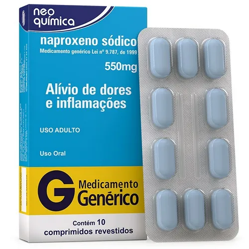 Naproxeno Sod 550mg 10cp Rev