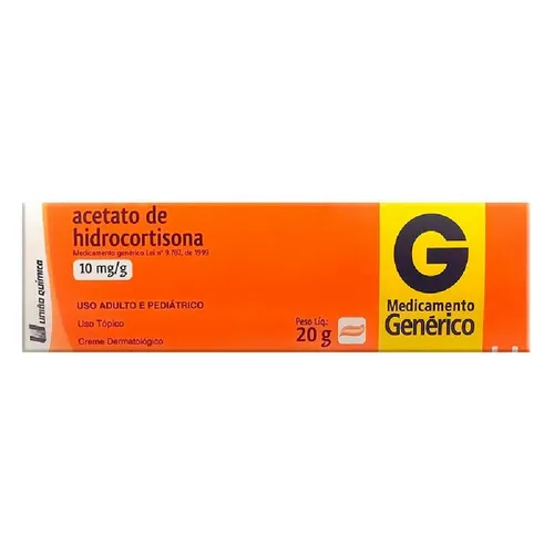 Hidrocortisona 10mg/G Cr 20g