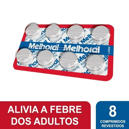 Melhoral 500mg Ad Env 8cp