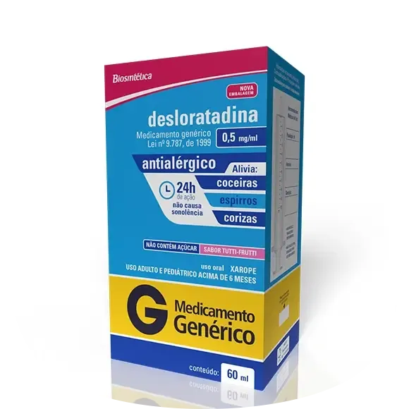 G. Desloratadina 0,5mg Xpe 60ml Ache