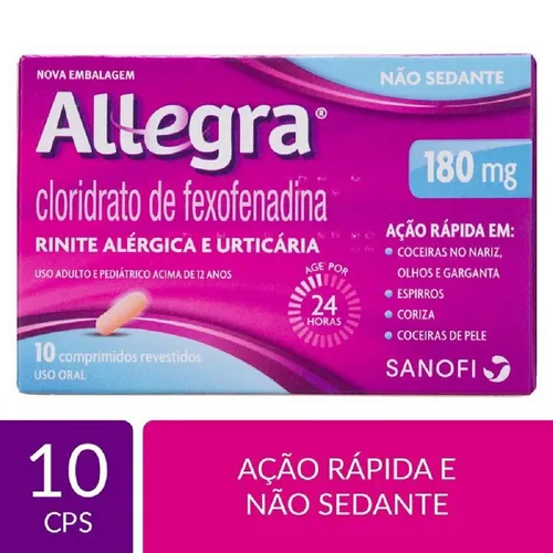 Allegra 180mg 10cp Rev