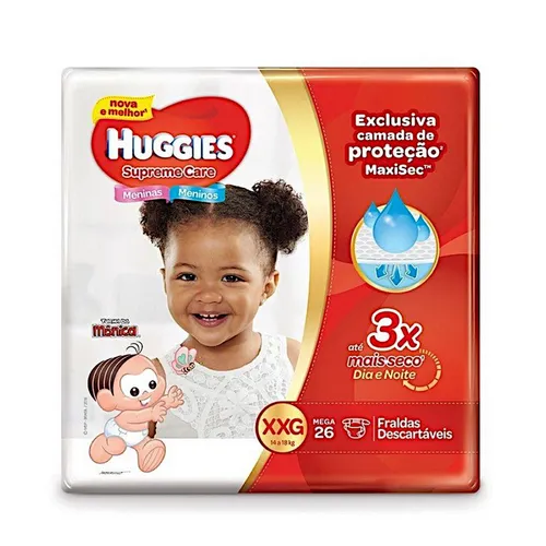 Fralda Huggies Max Prot 26un Xxg