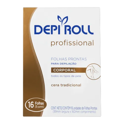 Folhas Depil Depi Roll Trad 16
