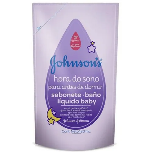 Sabonete Liquido Infantil Johnsons Baby Refil Hora Sono 1x180ml