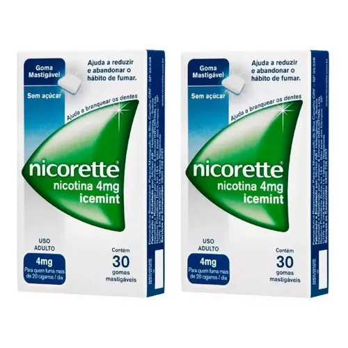 Nicorette 4mg Icemint 30gomas