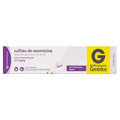 Neomicina 3,5mg/G Cr Derm 20g