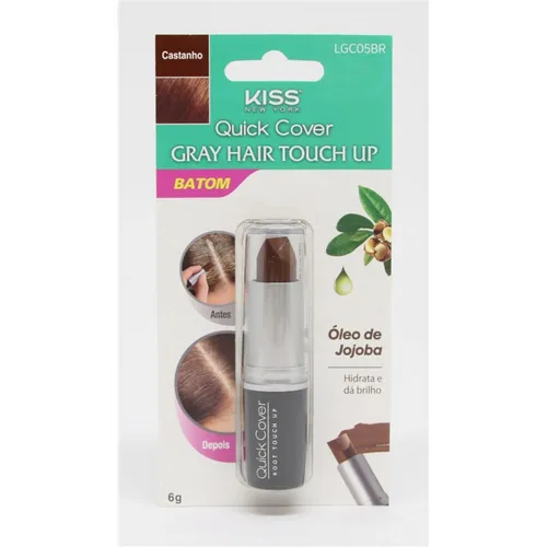 Kiss Gray Hair Batom Capilar Lgc05br Castanho - 10927