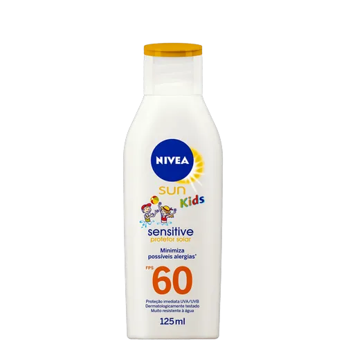Protetor Solar Nivea Sun Kids Sensitive Fps60 1x125ml