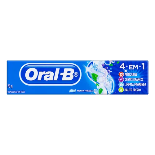 Creme Dental Oral B 4em1 Menta Fresca 70g