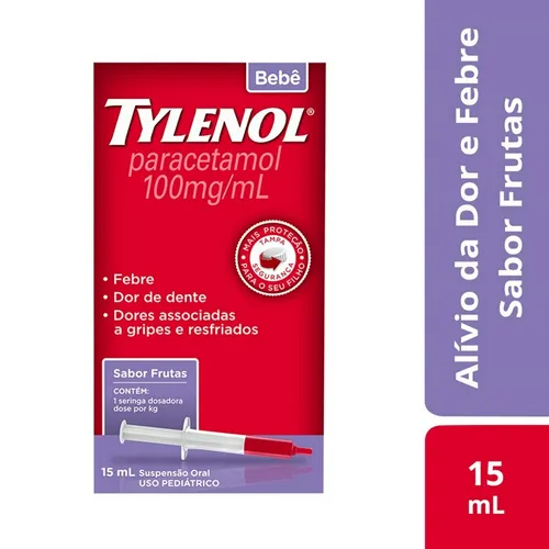 Tylenol Bebe 100mg/Ml Gts 15ml