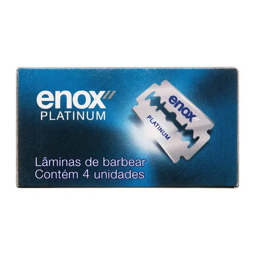 Lamina Barb Enox Plat 4un