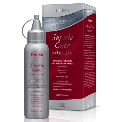 Banho De Brilho Prata Sup Color 100g