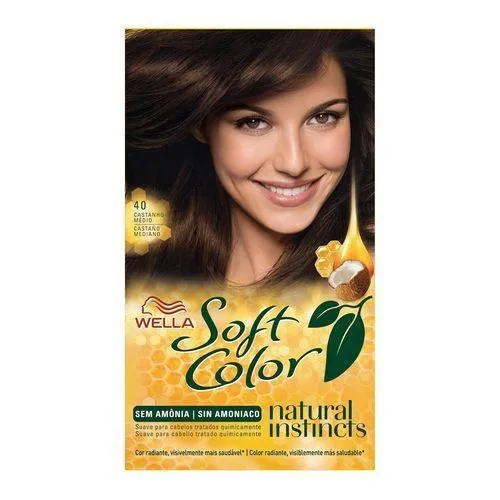 Tintura Soft Color 40 Castanho Medio Sem Amonia 1x1
