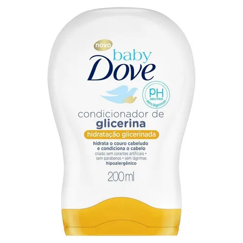 Cond Dove Baby Hidr Glic 200ml