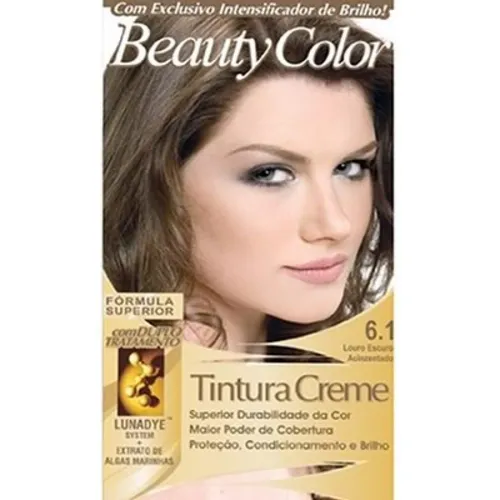 Tintura Beauty Col Kit 6.1 Louro Escuro Acinzentado 1x1