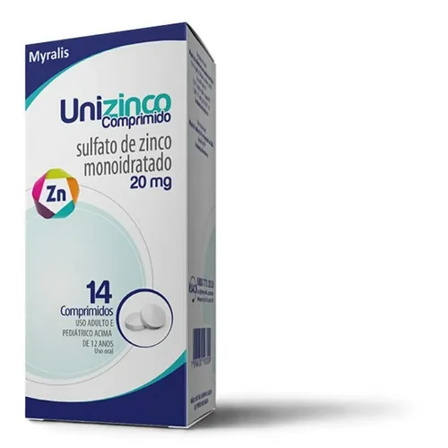 Unizinco 20mg C 14 Comp