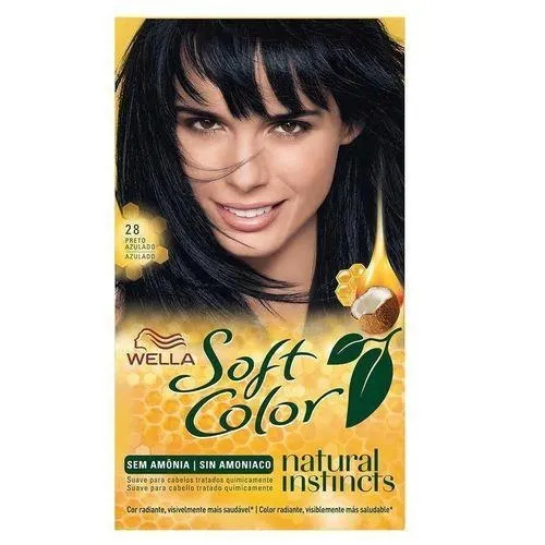 Tintura Soft Color 28 Preto Azulado Sem Amonia 1x1