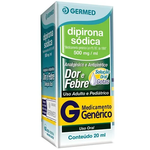 Dipirona 500mg/Ml Gts 20ml