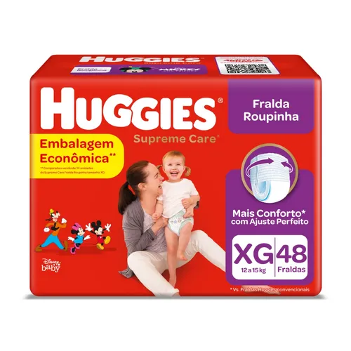 Fralda Huggies Pants Prot Acol Shortinho 48un Xg