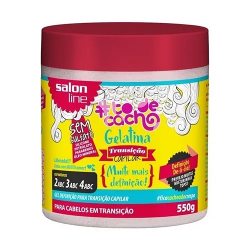 Salon Line To De Cacho Gelatina Cond Super Transicao 550gr