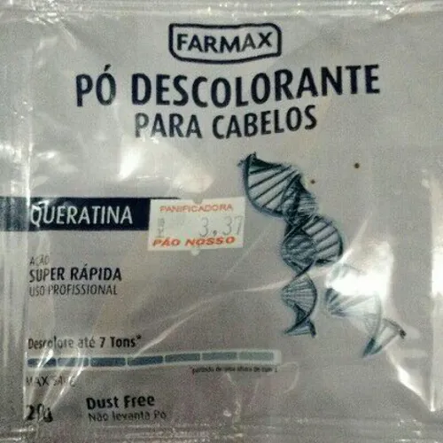 Descolorante Farmax Queratina 20g 12x20g