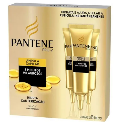 Ampola Pantene Hid Caut 3un