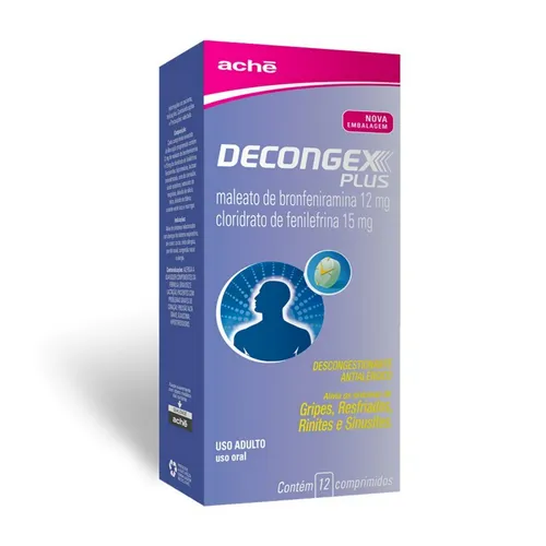 Decongex Plus 12cp Rev L.p