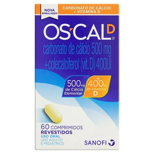 Oscal D 500mg+400ui 60cp Rev