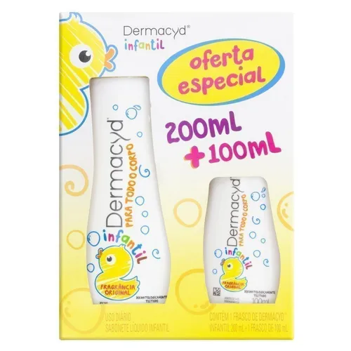 Dermacyd Infantil Kit 200ml + 100ml (fosforico Acido + Lactoserum + Lati E018191