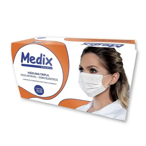 Mascara Tripla C/Elast Medix Cx 50un