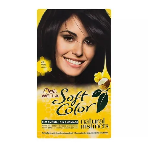 Tintura Soft Color 20 Preto Sem Amonia 1x1