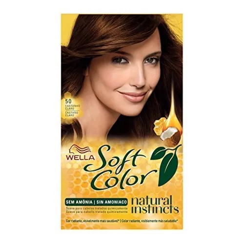 Tintura Soft Color 50 Castanho Claro Sem Amonia 1x1