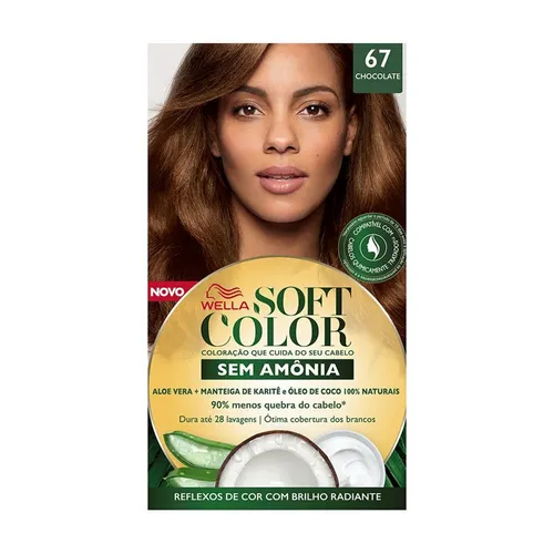 Tintura Soft Color 67 Chocolate Sem Amonia 1x1