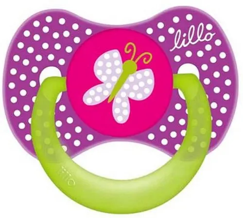 Chupeta Funny Orto Silicone Tam2 Menina Lillo
