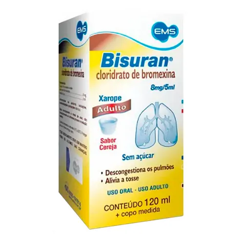 Bisuran 8mg/5ml Xpe 120ml