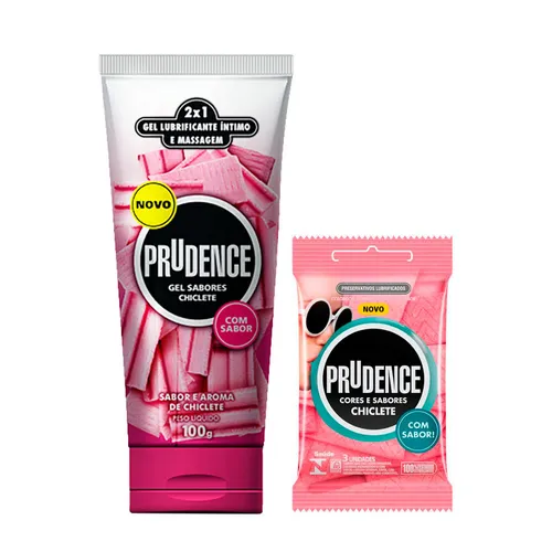 Gel Lubrificante Prudence Chiclete