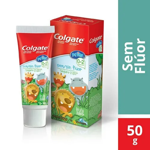 Creme Dental Infantil Colgate Baby Gel Fruta S/Fluor 1x50gr