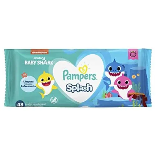Lenco Umedecido Pampers Splash 1x48un