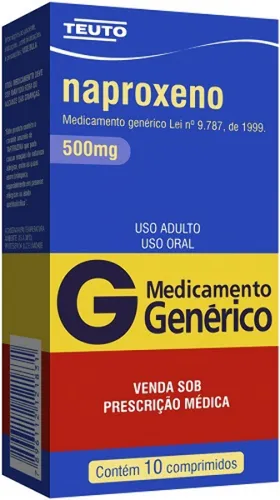Naproxeno 500mg Cx 10 Comp