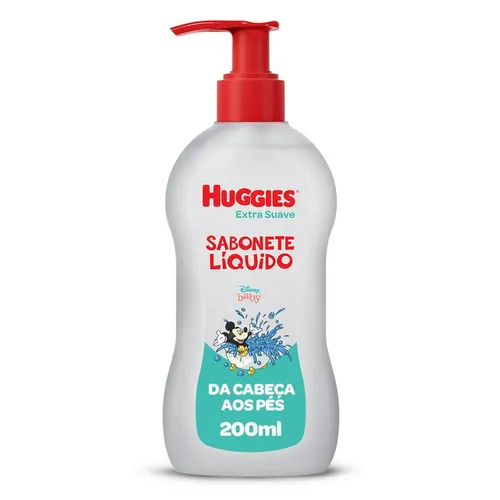 Sabonete Liquido Infantil Huggies Suave Baby 1x200ml
